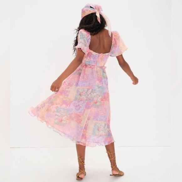 For Love & Lemons Odessa Midi Dress S - Picture 6 of 9